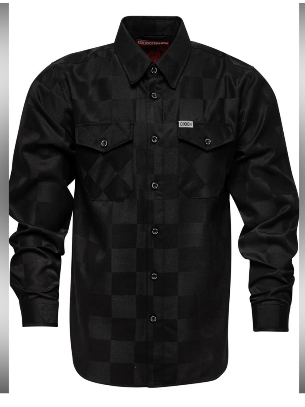 DIXXON Black Long Sleeved Checkmate